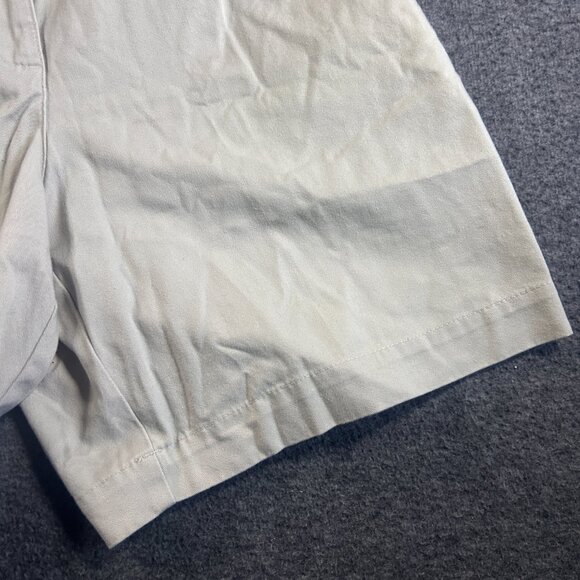 VIntage 90's Liz Claiborne Shorts Womens 6 Khaki High Rise Pleated Preppy - Picture 10 of 11